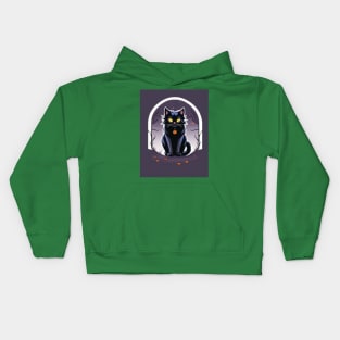 Auntie Says, Here Kitty Kitty! Kids Hoodie